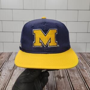 Sports Specialties Michigan Wolverines Vintage Back Script Adjustable Snapback